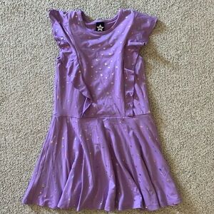 Purple rainbow 🌈 foil star dress